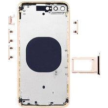 OEM iPhone 8 Plus Boş Kasa Arka Kapak Gold