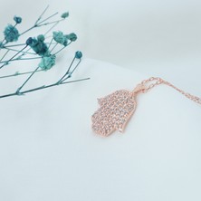 Neva Jewelry Taşlı Fatma Ana Eli Kolye