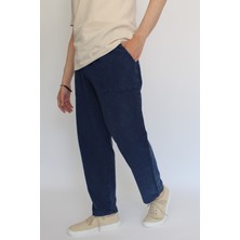 Nobility Jean Unisex Yazlık Beli Lastikli Rahat Keten  Pamuklu Serin Tutan İpli Bol Keten Pantolon