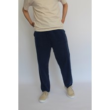 Nobility Jean Unisex Yazlık Beli Lastikli Rahat Keten  Pamuklu Serin Tutan İpli Bol Keten Pantolon