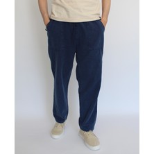 Nobility Jean Unisex Yazlık Beli Lastikli Rahat Keten  Pamuklu Serin Tutan İpli Bol Keten Pantolon
