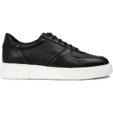 Deery Deri Siyah Erkek Sneaker Ayakkabı - 01965Msyhe01