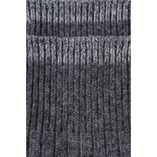 Aytuğ Erkek Lambswool (Koyun Yünü) Tekli Füme Soket Çorap - A-25094-F