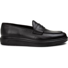 Deery Deri Siyah Erkek Loafer Ayakkabı - 01845Msyhp01