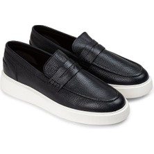 Deery Deri Lacivert Erkek Loafer Ayakkabı - 01964Mlcve01
