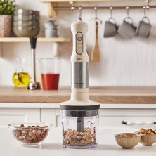 Karaca Mastermaid Prosteel 1500W Blender Seti Soft Cream-Inox