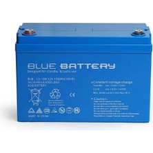 Blue Battery 12 Volt 100 Amper Jel Akü Derin Döngü BLG12-100 Deep Cycle