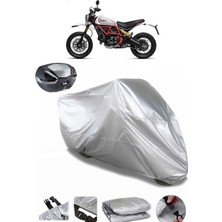 Ducati Scrambler Desert Sled Arka Çanta Uyumlu Motosiklet Brandası Lüx Kalite Kalın Yüksek Kalite