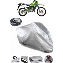 Kawasaki Kmx 125 Arka Çanta Uyumlu Motosiklet Brandası Lüx Kalite Kalın Yüksek Kalite