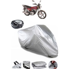 Bisan Yaren Bsx 125 Arka Çanta Uyumlu Motosiklet Brandası Lüx Kalite Kalın Yüksek Kalite