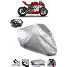 Ducati Panigale V4 R Arka Çanta Uyumlu Motosiklet Brandası Lüx Kalite Kalın Yüksek Kalite