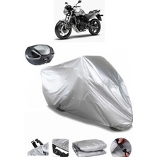 Honda Cbf 600 Arka Çanta Uyumlu Motosiklet Brandası Lüx Kalite Kalın Yüksek Kalite