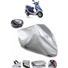 Kanuni Trex 125 Arka Çanta Uyumlu Motosiklet Brandası Lüx Kalite Kalın Yüksek Kalite