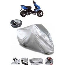 Yamaha Aerox 100 Arka Çanta Uyumlu Motosiklet Brandası Lüx Kalite Kalın Yüksek Kalite