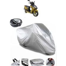 Yuki YK150T-20 Arka Çanta Uyumlu Motosiklet Brandası Lüx Kalite Kalın Yüksek Kalite