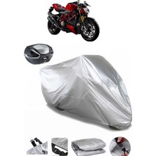 Ducati Streetfighter 1098 S Arka Çanta Uyumlu Motosiklet Brandası Lüx Kalite Kalın Yüksek Kalite