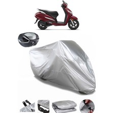 Honda Activa 125 Arka Çanta Uyumlu Motosiklet Brandası Lüx Kalite Kalın Yüksek Kalite
