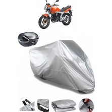 Kanuni Gt 170 Arka Çanta Uyumlu Motosiklet Brandası Lüx Kalite Kalın Yüksek Kalite