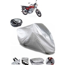 Kuba KM125-6 Arka Çanta Uyumlu Motosiklet Brandası Lüx Kalite Kalın Yüksek Kalite