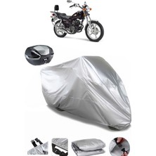 Kanuni Seyhan 150 Arka Çanta Uyumlu Motosiklet Brandası Lüx Kalite Kalın Yüksek Kalite