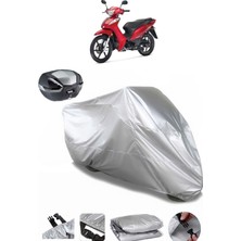 Kanuni Fox Arka Çanta Uyumlu Motosiklet Brandası Lüx Kalite Kalın Yüksek Kalite