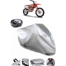 Ktm 250 Sxf Arka Çanta Uyumlu Motosiklet Brandası Lüx Kalite Kalın Yüksek Kalite