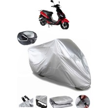 Arora Ar 50-10 Toros Arka Çanta Uyumlu Motosiklet Brandası Lüx Kalite Kalın Yüksek Kalite