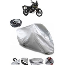 Yamaha Tenere 700 Arka Çanta Uyumlu Motosiklet Brandası Lüx Kalite Kalın Yüksek Kalite