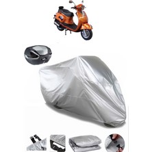 Mondial 125 Kv Arka Çanta Uyumlu Motosiklet Brandası Lüx Kalite Kalın Yüksek Kalite