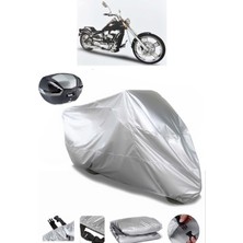 Regal Raptor Dd 350 E-6 Arka Çanta Uyumlu Motosiklet Brandası Lüx Kalite Kalın Yüksek Kalite