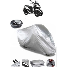 Yamaha Tricity 125 Arka Çanta Uyumlu Motosiklet Brandası Lüx Kalite Kalın Yüksek Kalite