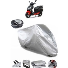 Asya As 150 T Arka Çanta Uyumlu Motosiklet Brandası Lüx Kalite Kalın Yüksek Kalite