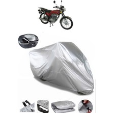 Mondial 125 Uag Arka Çanta Uyumlu Motosiklet Brandası Lüx Kalite Kalın Yüksek Kalite