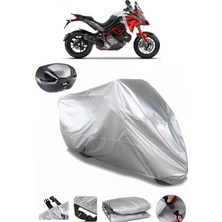 Ducati Multistrada 1260 Pikes Peak Arka Çanta Uyumlu Motosiklet Brandası Lüx Kalite Kalın Yüksek Kalite