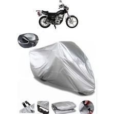 Mondial 125 Kt Arka Çanta Uyumlu Motosiklet Brandası Lüx Kalite Kalın Yüksek Kalite