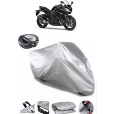 Yamaha Fazer 8 Arka Çanta Uyumlu Motosiklet Brandası Lüx Kalite Kalın Yüksek Kalite
