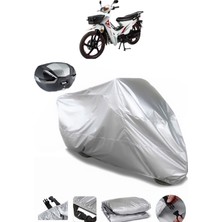 Arora Ar 50-50 Kasırga Arka Çanta Uyumlu Motosiklet Brandası Lüx Kalite Kalın Yüksek Kalite