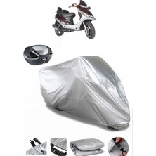 Mondial 150 Re Arka Çanta Uyumlu Motosiklet Brandası Lüx Kalite Kalın Yüksek Kalite