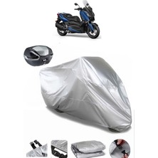 Yamaha X-Max 250 Arka Çanta Uyumlu Motosiklet Brandası Lüx Kalite Kalın Yüksek Kalite