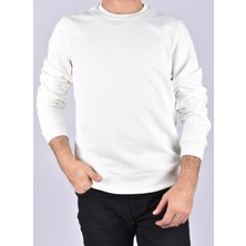 Raymons R2247 Pamuk Bisiklet Yaka Sweat /ekru/xl