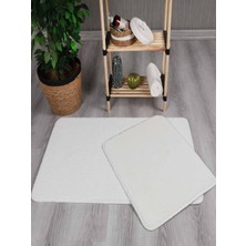 My Evilla Modern Dekoratif Peluş Simirna 50X80-50X40 Banyo Klozet Takımı