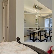 Ankara Pleksi Ayna Dekoratif Pleksi Ayna 1 mm 30X35 cm Yapışkanlı Gümüş Renk