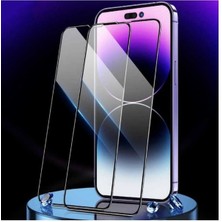 Cover Center  Apple iphone 14 Pro Tam Kaplayan Darbe Dayanıklı Parlak Esnek Kırılmaz Ekran Koruyucu