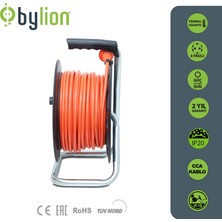 Bylion Makaralı Seyyar Uzatma Kablosu 3*2.5Mm² 20 Mt.