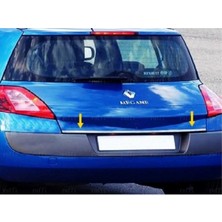 Alminox Oto Renault Megane 2 Krom Bagaj Alt Çıta 2002-2009 Paslanmaz Çelik (Hb)