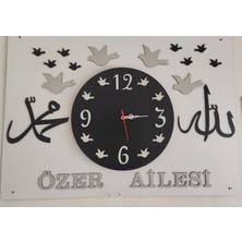 Mrc Hediye Sepeti Duar Saati Kuşlu Aile