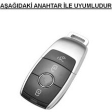 Şenyıldız Aksesuar Mercedes C180 C200 Glc Cla Cle Amg W205 W213 W222 E200 300 Deri Anahtar Kılıfı ve Örgü Anahtarlık