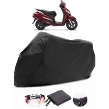 Honda Activa 125 Siyah Motosiklet Branda Su Geçirmez Dayanıklı Kumaş