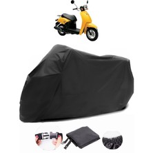 Honda Today 50 Siyah Motosiklet Branda Su Geçirmez Dayanıklı Kumaş