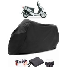 Autoen Sym Vs 150 Siyah Motosiklet Branda Su Geçirmez Dayanıklı Kumaş